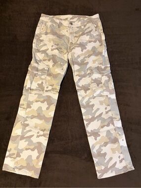 NeverNow Sand Camo Cargo Khaki Pants